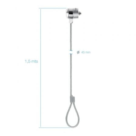 Cable de Seguridad para Portátiles TooQ TQCLKC0025/ 1.5m Cable de Seguridad para Portátiles TooQ TQCLKC0025/ 1.5m