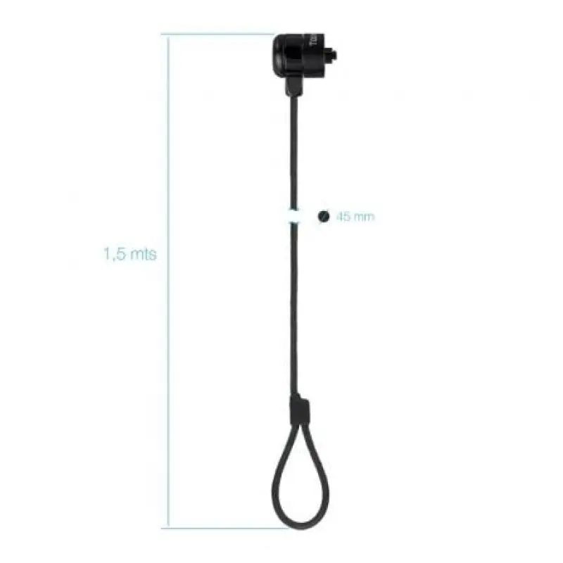 Cable de Seguridad para Portátiles TooQ TQCLKC0025-G/ 1.5m Cable de Seguridad para Portátiles TooQ TQCLKC0025-G/ 1.5m