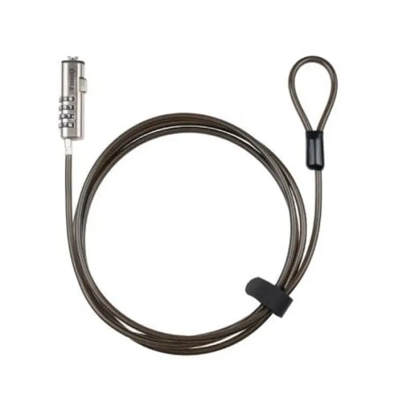 Cable de Seguridad Tipo NANO para Portátiles TooQ TQCLKC0035-G/ 1.5m Cable de Seguridad Tipo NANO para Portátiles TooQ TQCLKC0035-G/ 1.5m