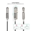 Cable de Seguridad Tipo NANO para Portátiles TooQ TQCLKC0035-G/ 1.5m Cable de Seguridad Tipo NANO para Portátiles TooQ TQCLKC0035-G/ 1.5m