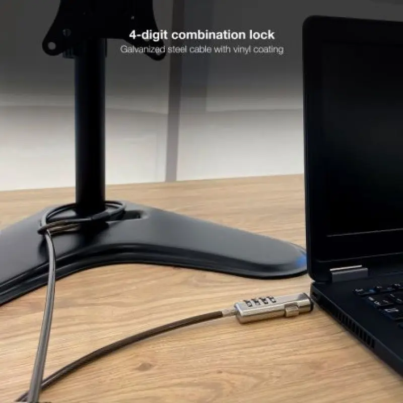 Cable de Seguridad Tipo NANO para Portátiles TooQ TQCLKC0035-G/ 1.5m Cable de Seguridad Tipo NANO para Portátiles TooQ TQCLKC0035-G/ 1.5m