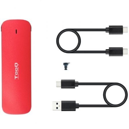 Caja Externa para Disco SSD M.2 NVMe TooQ TQE-2201R/ USB 3.1 Gen2/ Sin tornillos Caja Externa para Disco SSD M.2 NVMe TooQ TQE-2201R/ USB 3.1 Gen2/ Sin tornillos