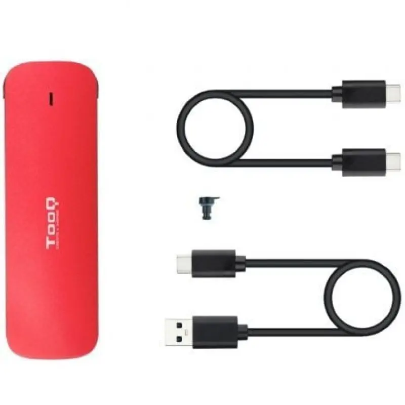 Caja Externa para Disco SSD M.2 NVMe TooQ TQE-2201R/ USB 3.1 Gen2/ Sin tornillos Caja Externa para Disco SSD M.2 NVMe TooQ TQE-2201R/ USB 3.1 Gen2/ Sin tornillos