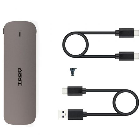 Caja Externa para Disco SSD M.2 TooQ TQE-2202BR/ USB 3.1 Gen2/ Sin tornillos Caja Externa para Disco SSD M.2 TooQ TQE-2202BR/ USB 3.1 Gen2/ Sin tornillos