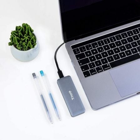 Caja Externa para Disco SSD M.2 SATA TooQ TQE-2281G/ USB 3.0/ Sin tornillos Caja Externa para Disco SSD M.2 SATA TooQ TQE-2281G/ USB 3.0/ Sin tornillos