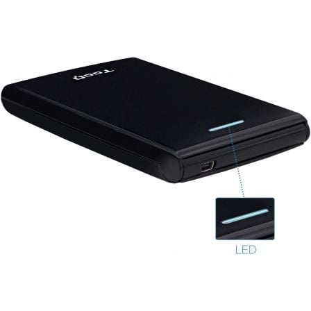 Caja Externa para Disco Duro de 2.5' TooQ TQE-2526B/ USB 3.1 Caja Externa para Disco Duro de 2.5' TooQ TQE-2526B/ USB 3.1