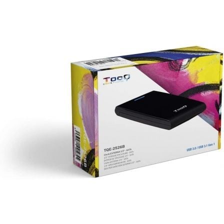 Caja Externa para Disco Duro de 2.5' TooQ TQE-2526B/ USB 3.1 Caja Externa para Disco Duro de 2.5' TooQ TQE-2526B/ USB 3.1