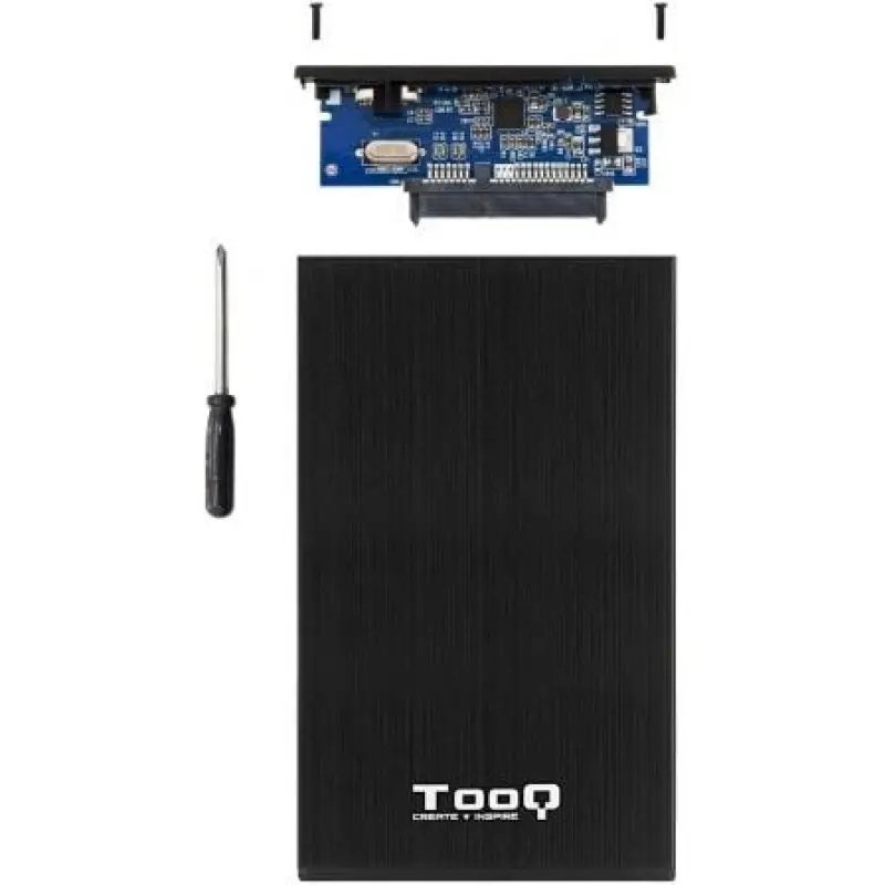 Caja Externa para Disco Duro de 2.5' TooQ TQE-2527B/ USB 3.1 Caja Externa para Disco Duro de 2.5' TooQ TQE-2527B/ USB 3.1