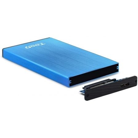Caja Externa para Disco Duro de 2.5' TooQ TQE-2527BL/ USB 3.1 Caja Externa para Disco Duro de 2.5' TooQ TQE-2527BL/ USB 3.1