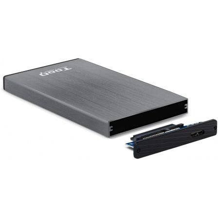 Caja Externa para Disco Duro de 2.5' TooQ TQE-2527G/ USB 3.1 Caja Externa para Disco Duro de 2.5' TooQ TQE-2527G/ USB 3.1