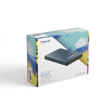 Caja Externa para Disco Duro de 2.5' TooQ TQE-2527PB/ USB 3.1 Caja Externa para Disco Duro de 2.5' TooQ TQE-2527PB/ USB 3.1
