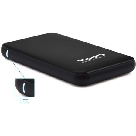 Caja Externa para Disco Duro de 2.5' TooQ TQE-2528B/ USB 3.1/ Sin tornillos Caja Externa para Disco Duro de 2.5' TooQ TQE-2528B/ USB 3.1/ Sin tornillos