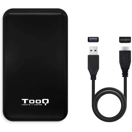 Caja Externa para Disco Duro de 2.5' TooQ TQE-2528B/ USB 3.1/ Sin tornillos Caja Externa para Disco Duro de 2.5' TooQ TQE-2528B/ USB 3.1/ Sin tornillos