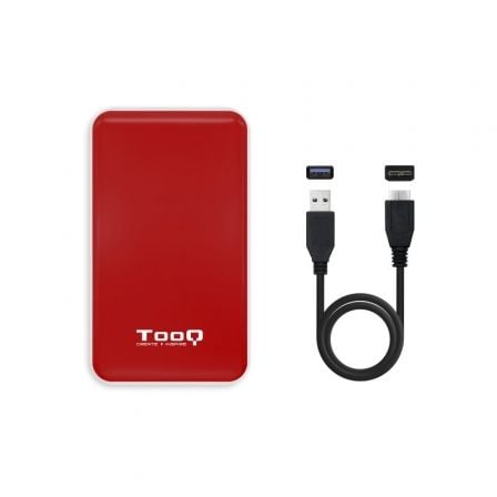Caja Externa para Disco Duro de 2.5' TooQ TQE-2528R/ USB 3.1/ Sin tornillos Caja Externa para Disco Duro de 2.5' TooQ TQE-2528R/ USB 3.1/ Sin tornillos