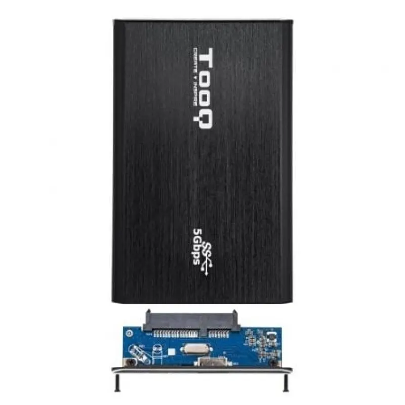 Caja Externa para Disco Duro de 2.5' TooQ TQE-2529B/ USB 3.1 Caja Externa para Disco Duro de 2.5' TooQ TQE-2529B/ USB 3.1