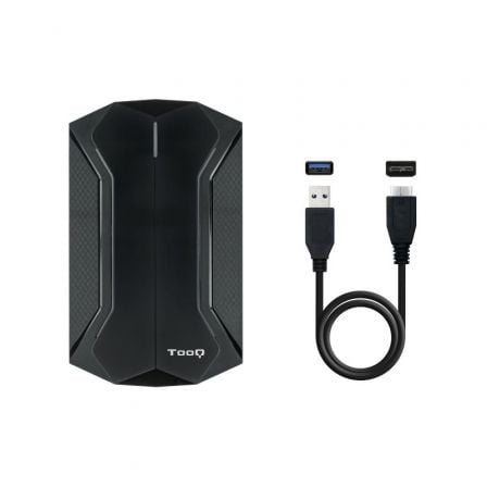 Caja Externa Gaming para Disco Duro de 2.5' TooQ TQE-2599RGB/ USB 3.1/ Sin tornillos Caja Externa Gaming para Disco Duro de 2.5' TooQ TQE-2599RGB/ USB 3.1/ Sin tornillos