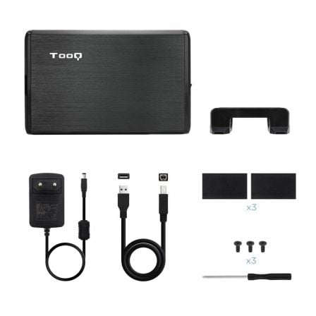 Caja Externa para Disco Duro de 3.5' TooQ TQE-3509B/ USB 2.0 Caja Externa para Disco Duro de 3.5' TooQ TQE-3509B/ USB 2.0