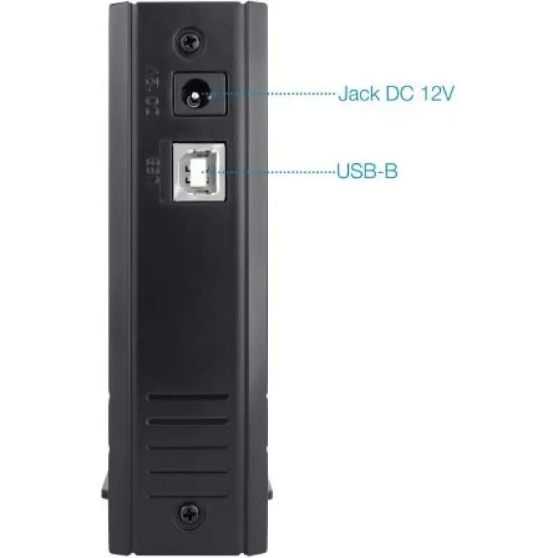 Caja Externa para Disco Duro de 3.5' TooQ TQE-3520B/ USB 2.0 Caja Externa para Disco Duro de 3.5' TooQ TQE-3520B/ USB 2.0