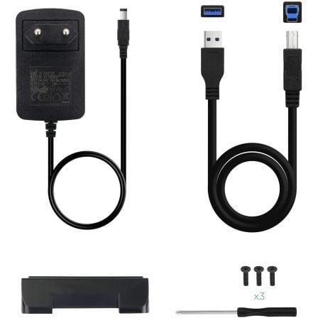 Caja Externa para Disco Duro de 3.5' TooQ TQE-3527B/ USB 3.1 Caja Externa para Disco Duro de 3.5' TooQ TQE-3527B/ USB 3.1