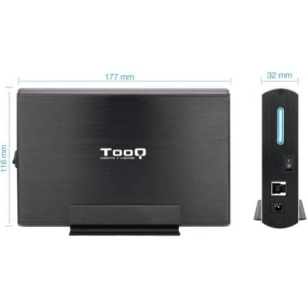 Caja Externa para Disco Duro de 3.5' TooQ TQE-3531B/ USB 2.0 Caja Externa para Disco Duro de 3.5' TooQ TQE-3531B/ USB 2.0