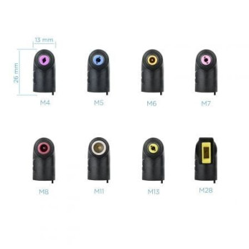 Cargador de Portátil TooQ TQLC-65BS02AT/ 65W/ Automático/ 8 Conectores/ Voltaje 18.5-20V/ 1 USB Cargador de Portátil TooQ TQLC-65BS02AT/ 65W/ Automático/ 8 Conectores/ Voltaje 18.5-20V/ 1 USB