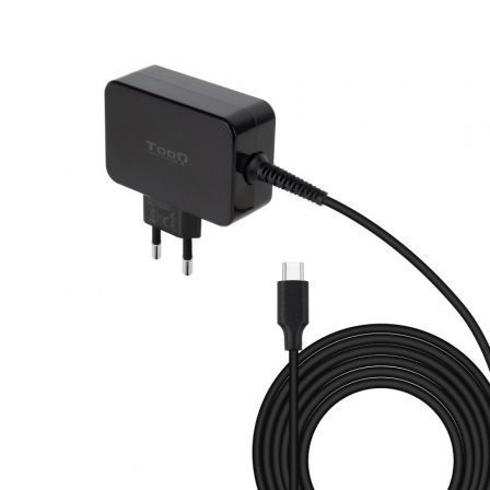 Cargador de Portátil TooQ TQLC-USBCGAN65PD USB Tipo-C/ 65W/ Automático/ Voltaje 5-20V Cargador de Portátil TooQ TQLC-USBCGAN65PD USB Tipo-C/ 65W/ Automático/ Voltaje 5-20V