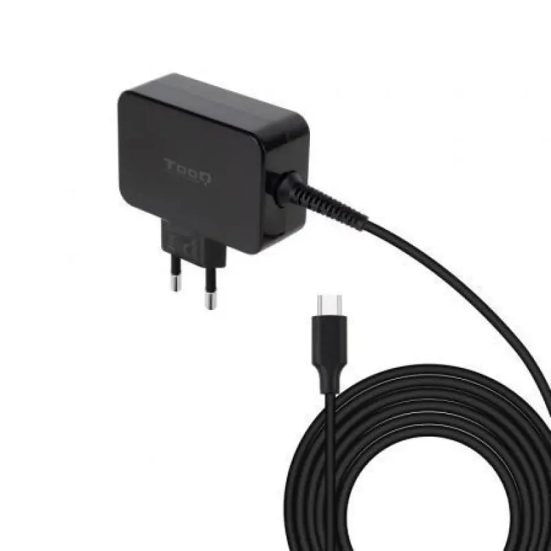 Cargador de Portátil TooQ TQLC-USBCGAN65PD USB Tipo-C/ 65W/ Automático/ Voltaje 5-20V Cargador de Portátil TooQ TQLC-USBCGAN65PD USB Tipo-C/ 65W/ Automático/ Voltaje 5-20V