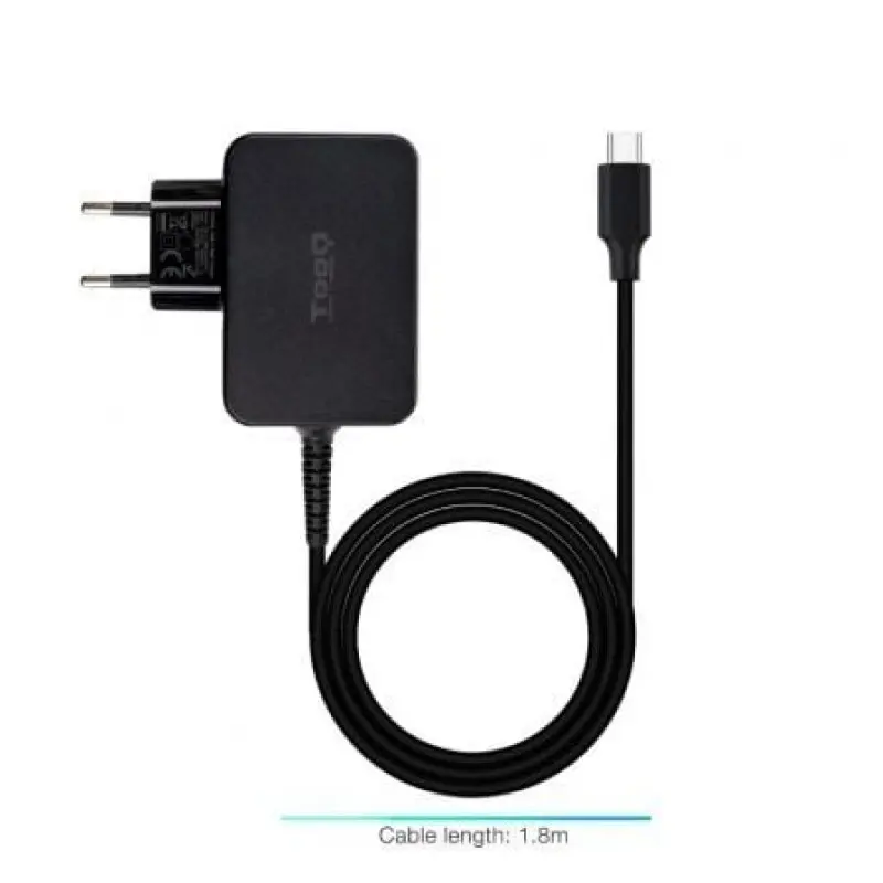 Cargador de Portátil TooQ TQLC-USBCGAN65PD USB Tipo-C/ 65W/ Automático/ Voltaje 5-20V Cargador de Portátil TooQ TQLC-USBCGAN65PD USB Tipo-C/ 65W/ Automático/ Voltaje 5-20V