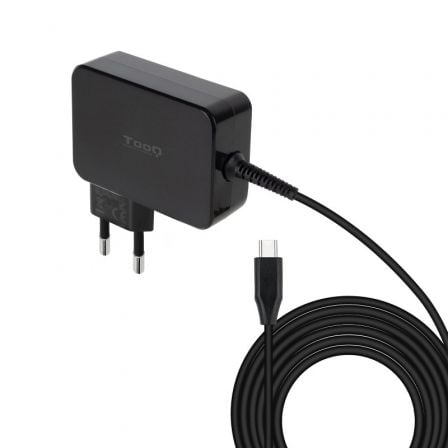 Cargador de Portátil TooQ TQLC-USBCGAN90PD USB Tipo-C/ 90W/ Automático/ Voltaje 5-20V Cargador de Portátil TooQ TQLC-USBCGAN90PD USB Tipo-C/ 90W/ Automático/ Voltaje 5-20V