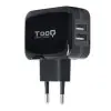 Cargador de Pared TooQ TQWC-1S02/ 2xUSB/ 17W Cargador de Pared TooQ TQWC-1S02/ 2xUSB/ 17W