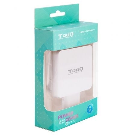 Cargador de Pared TooQ TQWC-2SC03WT/ 1xUSB Tipo-C/ 1xUSB/ 48W Cargador de Pared TooQ TQWC-2SC03WT/ 1xUSB Tipo-C/ 1xUSB/ 48W