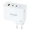 Cargador de Pared TooQ TQWC-GANQC2PD100W/ 2xUSB Tipo-C/ 1xUSB/ 100W