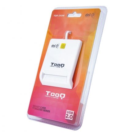 Lector de DNI TooQ TQR-210W/ Blanco Lector de DNI TooQ TQR-210W/ Blanco
