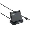 Lector de DNI TooQ TQR-220B/ USB 2.0/ Negro Lector de DNI TooQ TQR-220B/ USB 2.0/ Negro