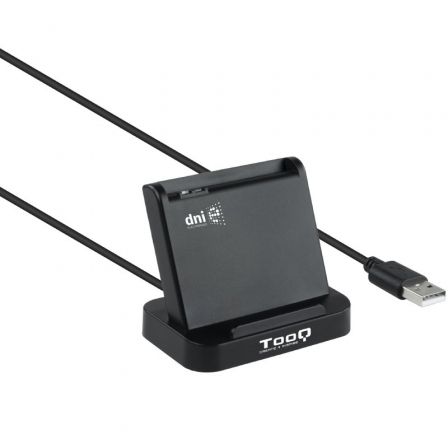 Lector de DNI TooQ TQR-220B/ USB 2.0/ Negro Lector de DNI TooQ TQR-220B/ USB 2.0/ Negro