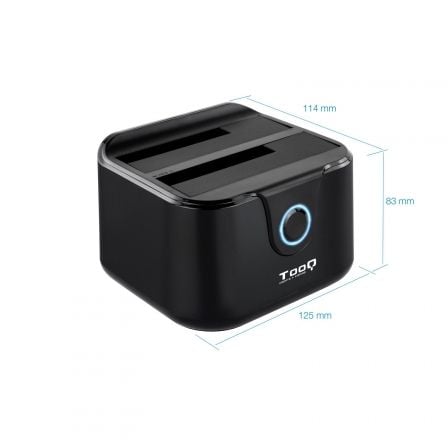Docking Station para Discos Duros TooQ TQDS-802B Docking Station para Discos Duros TooQ TQDS-802B