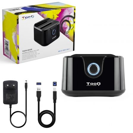 Docking Station para Discos Duros TooQ TQDS-802B Docking Station para Discos Duros TooQ TQDS-802B
