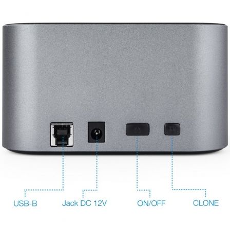 Docking Station para Discos Duros TooQ TQDS-805G Docking Station para Discos Duros TooQ TQDS-805G