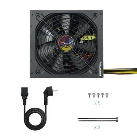 Fuente de Alimentación TooQ TQAPOLO-600SP/ 600W/ Ventilador 14cm Fuente de Alimentación TooQ TQAPOLO-600SP/ 600W/ Ventilador 14cm
