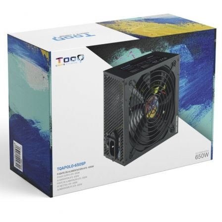 Fuente de Alimentación TooQ TQAPOLO-650SP/ 650W/ Ventilador 14cm Fuente de Alimentación TooQ TQAPOLO-650SP/ 650W/ Ventilador 14cm