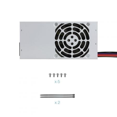 Fuente de Alimentación TFX TooQ TQEP-TFX500S-O/ 500W/ Ventilador 8cm Fuente de Alimentación TFX TooQ TQEP-TFX500S-O/ 500W/ Ventilador 8cm