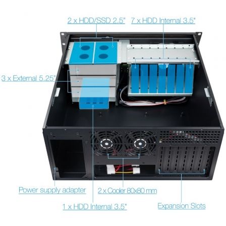 Caja Rack TooQ RACK-406N-USB3 Caja Rack TooQ RACK-406N-USB3