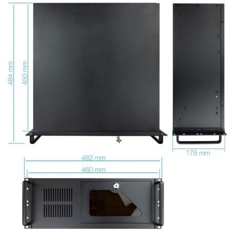 Caja Rack TooQ RACK-406N-USB3 Caja Rack TooQ RACK-406N-USB3