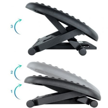 Reposapiés Ajustable/ Inclinable TooQ TQFR0603-B/ 460 x 340mm Reposapiés Ajustable/ Inclinable TooQ TQFR0603-B/ 460 x 340mm