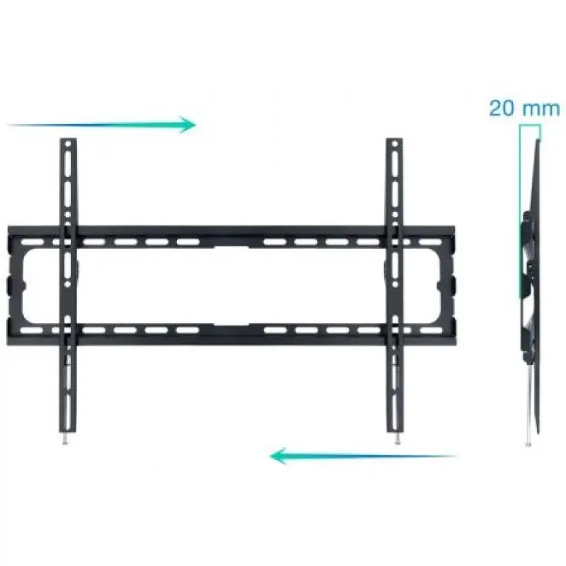 Soporte de Pared Fijo TooQ LP1080F-B para TV de 37-80'/ hasta 45kg Soporte de Pared Fijo TooQ LP1080F-B para TV de 37-80'/ hasta 45kg