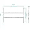 Soporte de Pared Fijo TooQ LP1080F-B para TV de 37-80'/ hasta 45kg