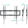 Soporte de Pared Fijo/ Inclinable TooQ LP1081T-B para TV de 37-80'/ hasta 45kg Soporte de Pared Fijo/ Inclinable TooQ LP1081T-B para TV de 37-80'/ hasta 45kg