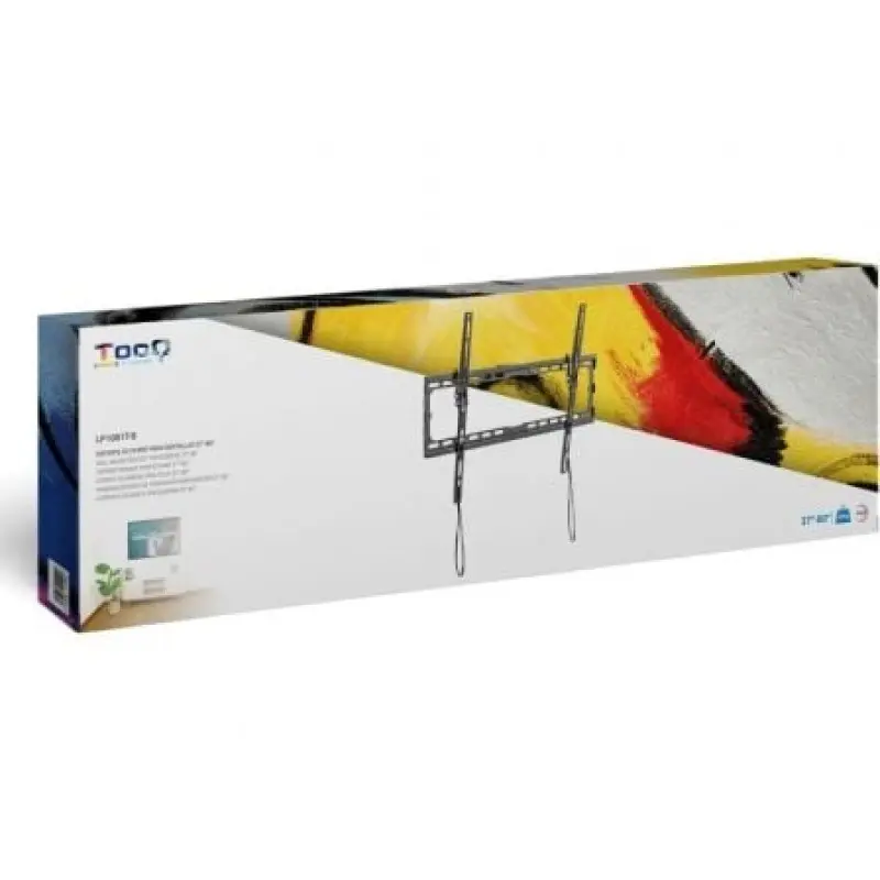 Soporte de Pared Fijo/ Inclinable TooQ LP1081T-B para TV de 37-80'/ hasta 45kg Soporte de Pared Fijo/ Inclinable TooQ LP1081T-B para TV de 37-80'/ hasta 45kg