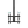 Soporte de Techo Giratorio/ Inclinable/ Nivelable TooQ LPCE1175TSLI-XL-B para TV de 32-75'/ hasta 60kg Soporte de Techo Giratorio/ Inclinable/ Nivelable TooQ LPCE1175TSLI-XL-B para TV de 32-75'/ hasta 60kg