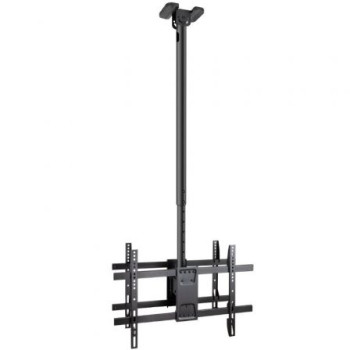 Soporte de Techo Giratorio/ Inclinable/ Nivelable TooQ LPCE2286TSLI-XL-B para 2 TV de 43-86'/ hasta 100kg Soporte de Techo Giratorio/ Inclinable/ Nivelable TooQ LPCE2286TSLI-XL-B para 2 TV de 43-86'/ hasta 100kg